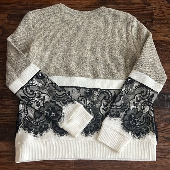 THML womens sweater with lace trim XS - Picture 5 of 5